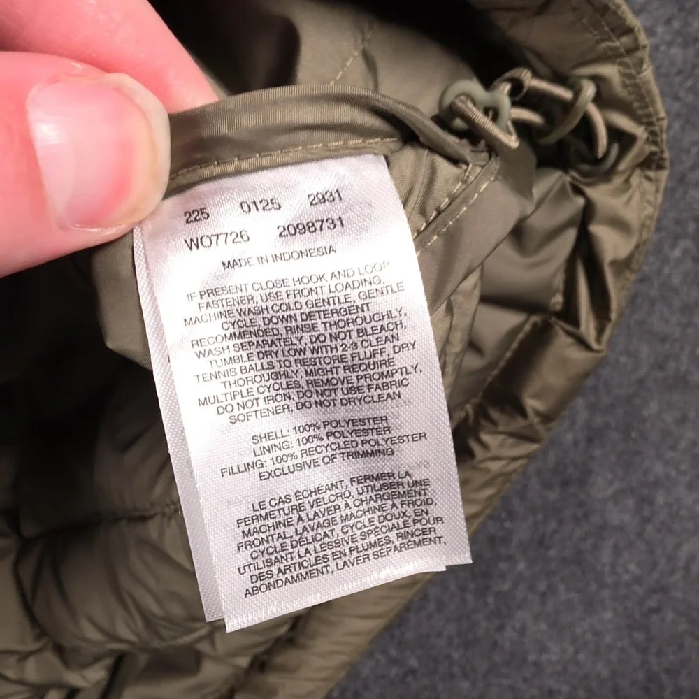 NWT Columbia Silver Falls II Puffer Jacket Mens 2XL Olive Omni-Shield Full Zip